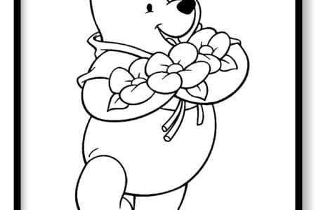 imagenes para pintar winnie pooh