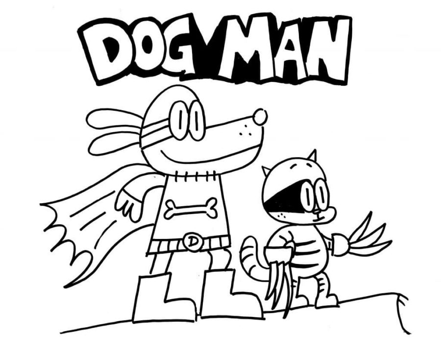Dibujos de Dog Man para Colorear