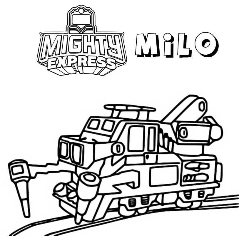 Dibujos de Mighty Express para Colorear