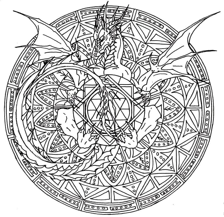 Dibujos de Mandalas de Halloween para Colorear