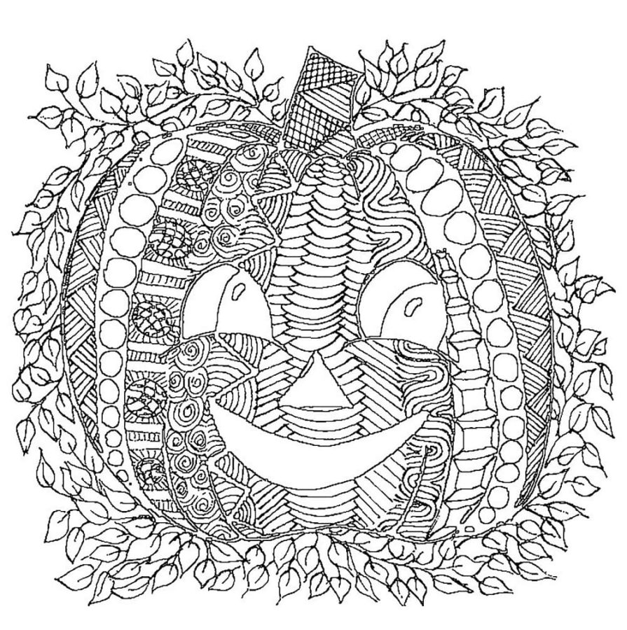 Dibujos de Mandalas de Halloween para Colorear