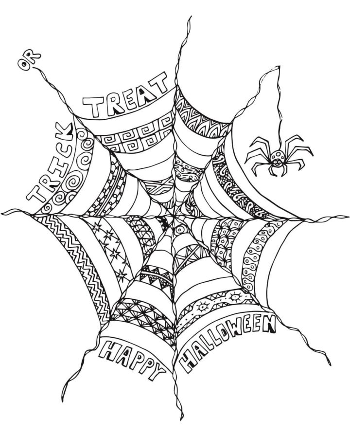 Dibujos de Mandalas de Halloween para Colorear