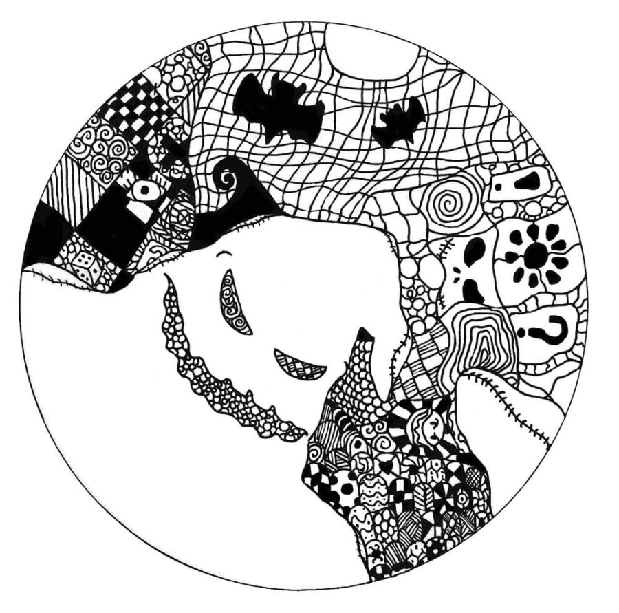 Dibujos de Mandalas de Halloween para Colorear