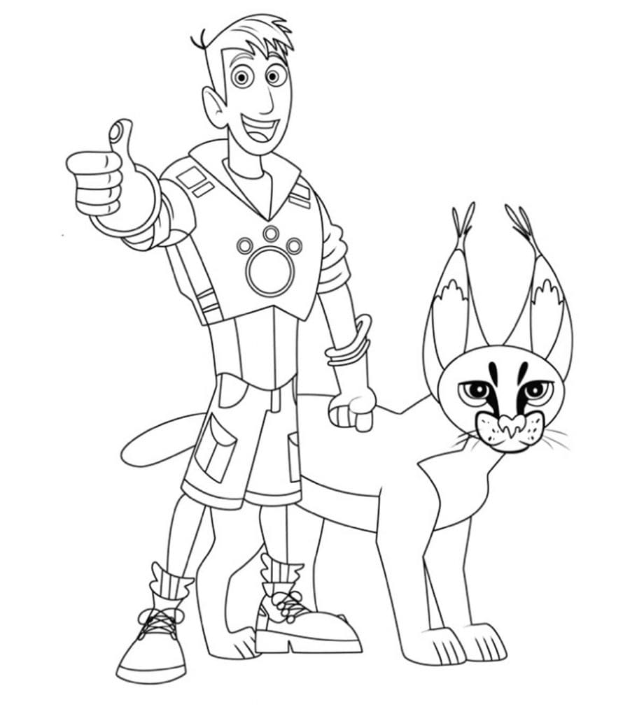 Dibujos de Wild Kratts para Colorear