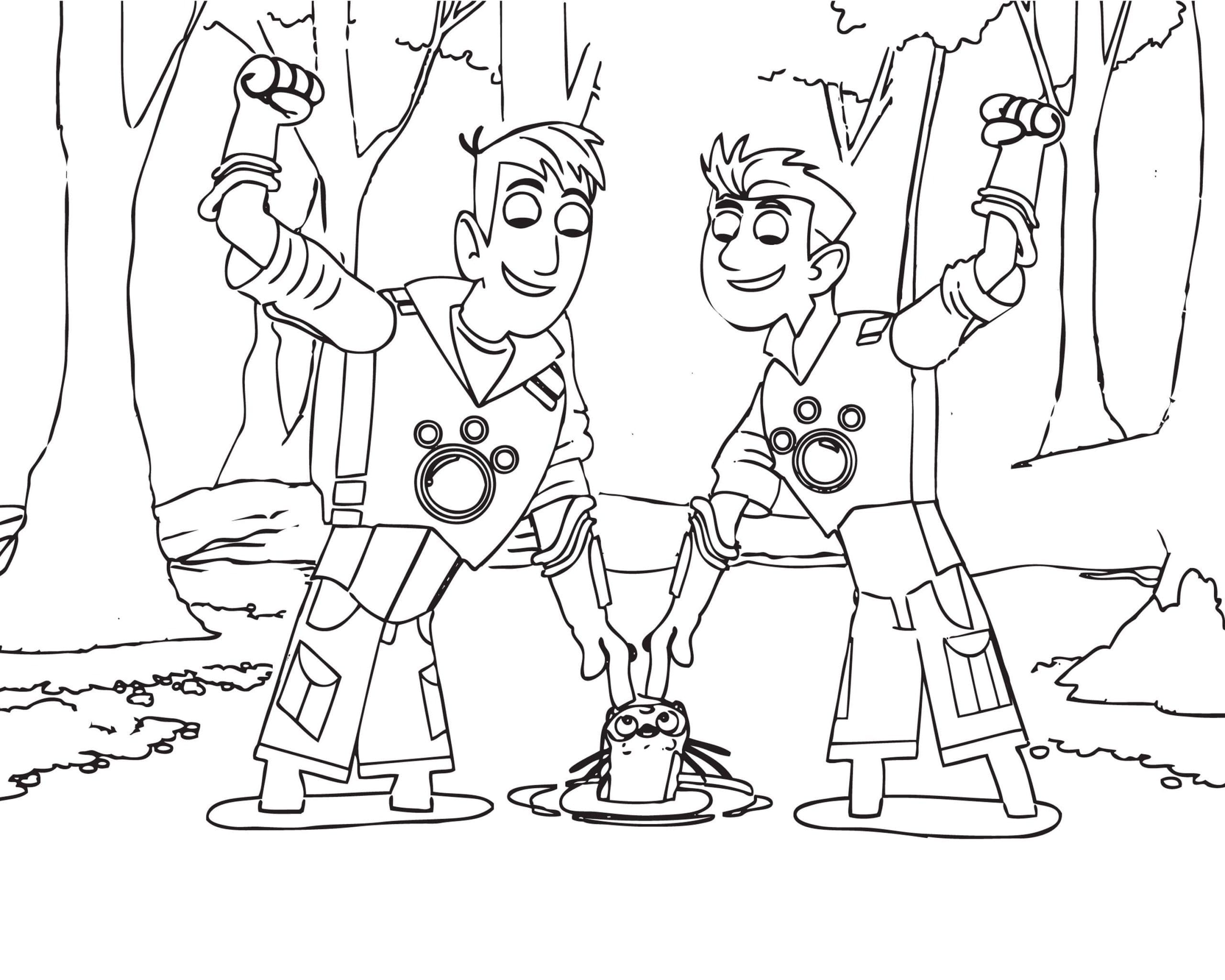 Dibujos de Wild Kratts para Colorear