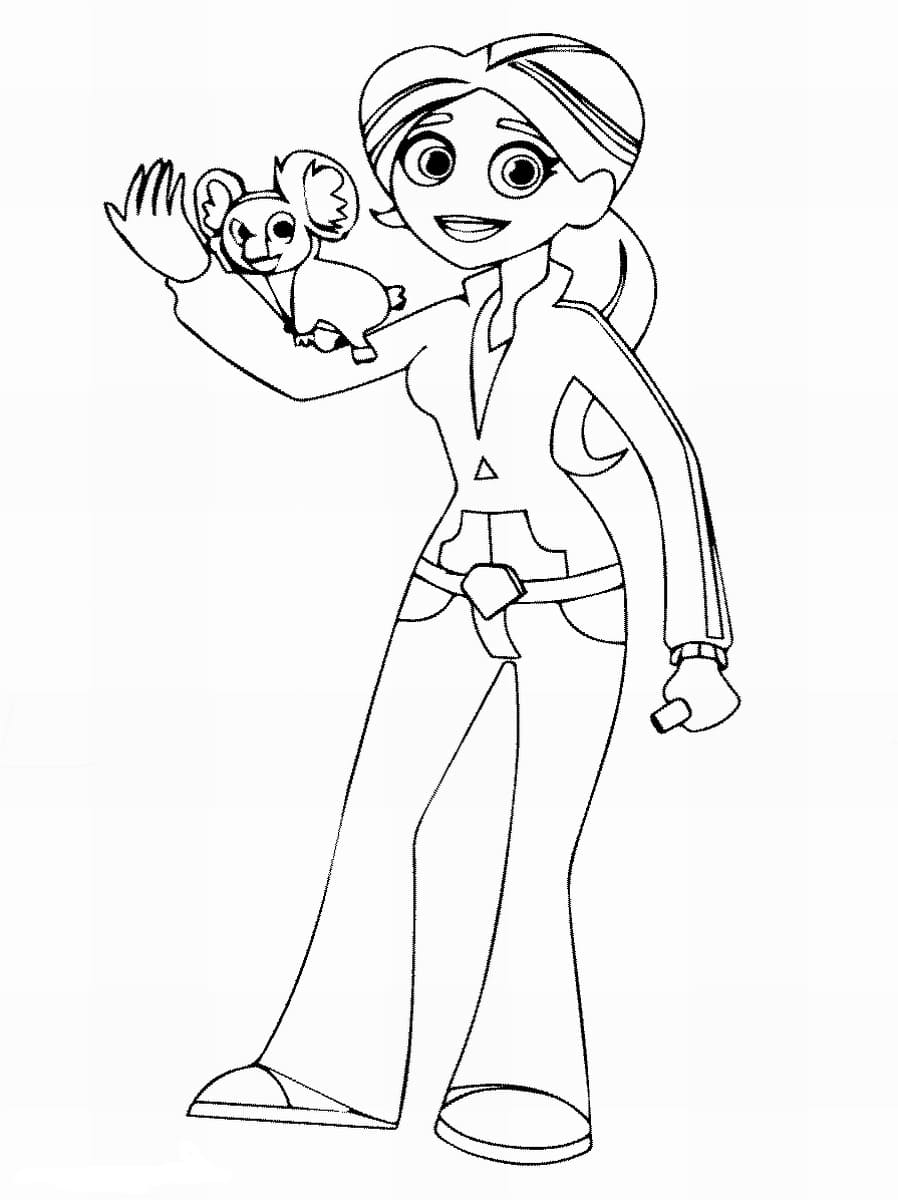 Dibujos de Wild Kratts para Colorear