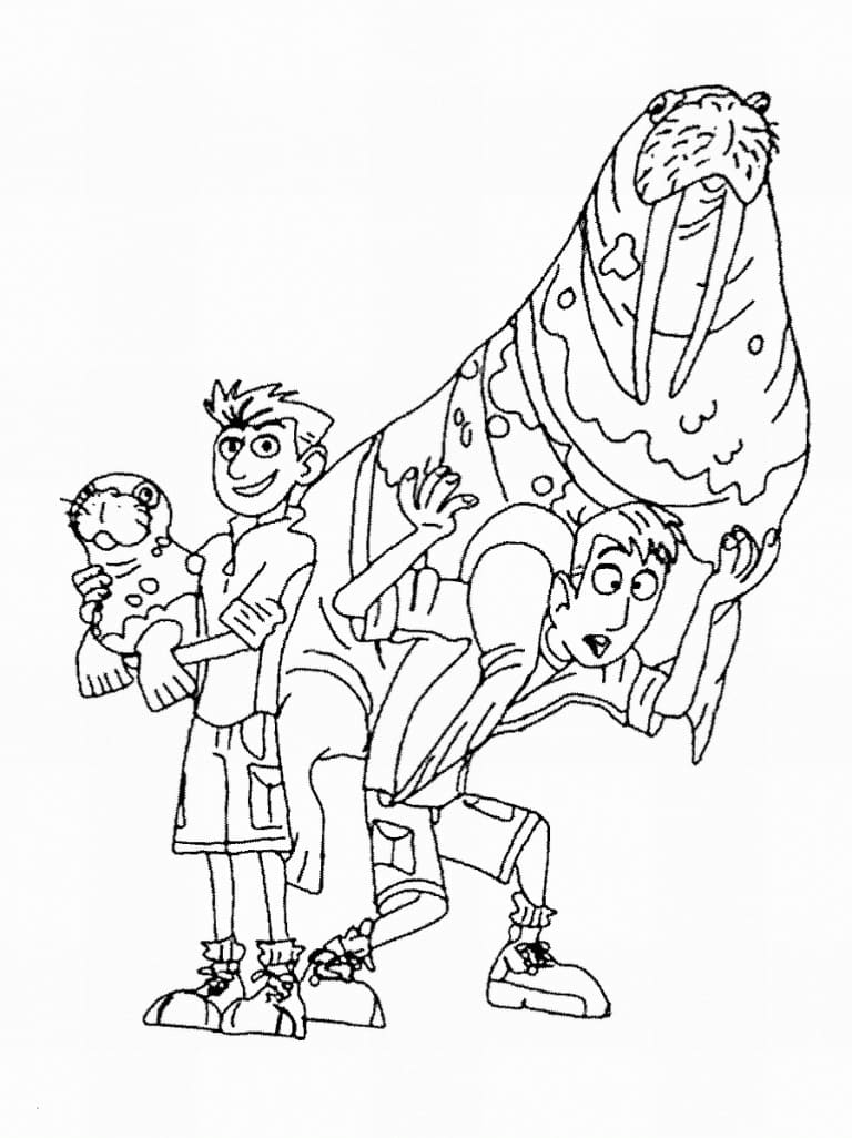 Dibujos de Wild Kratts para Colorear