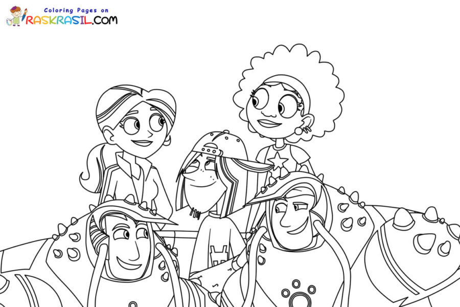 Dibujos de Wild Kratts para Colorear