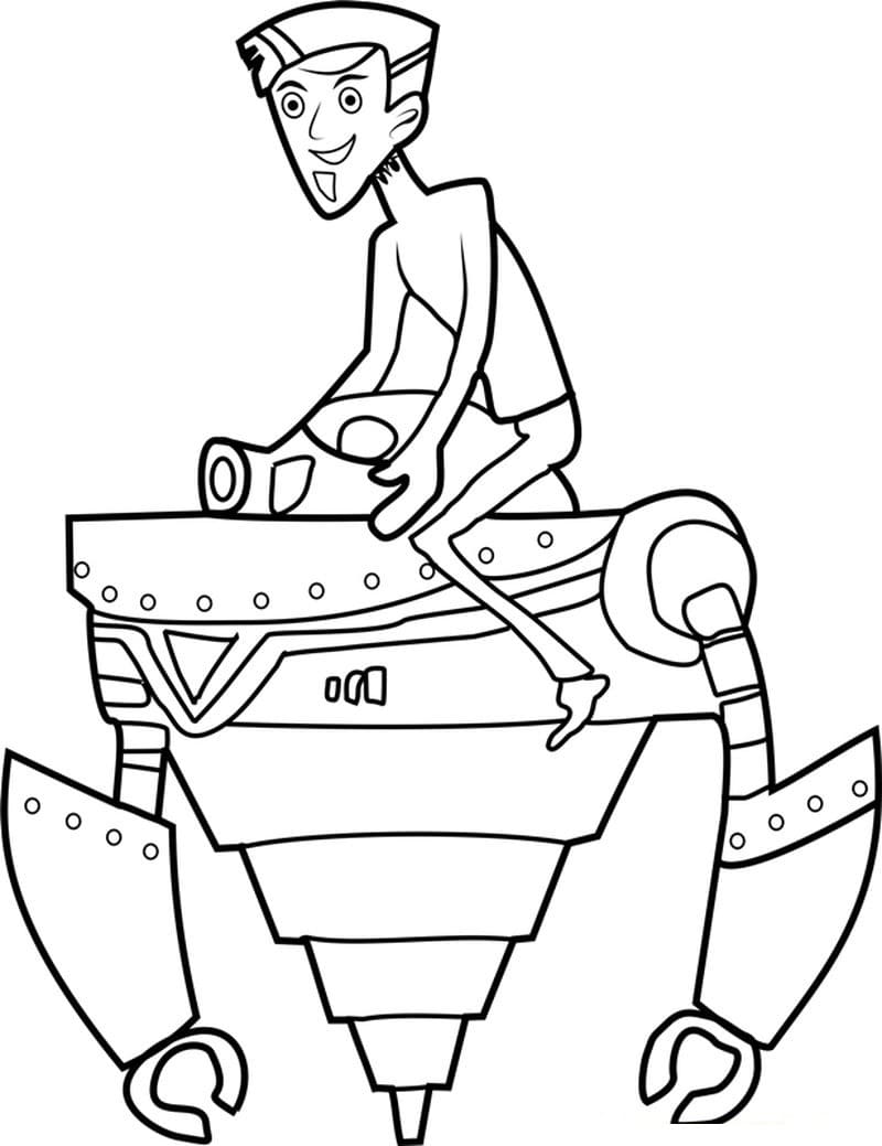 Dibujos de Wild Kratts para Colorear