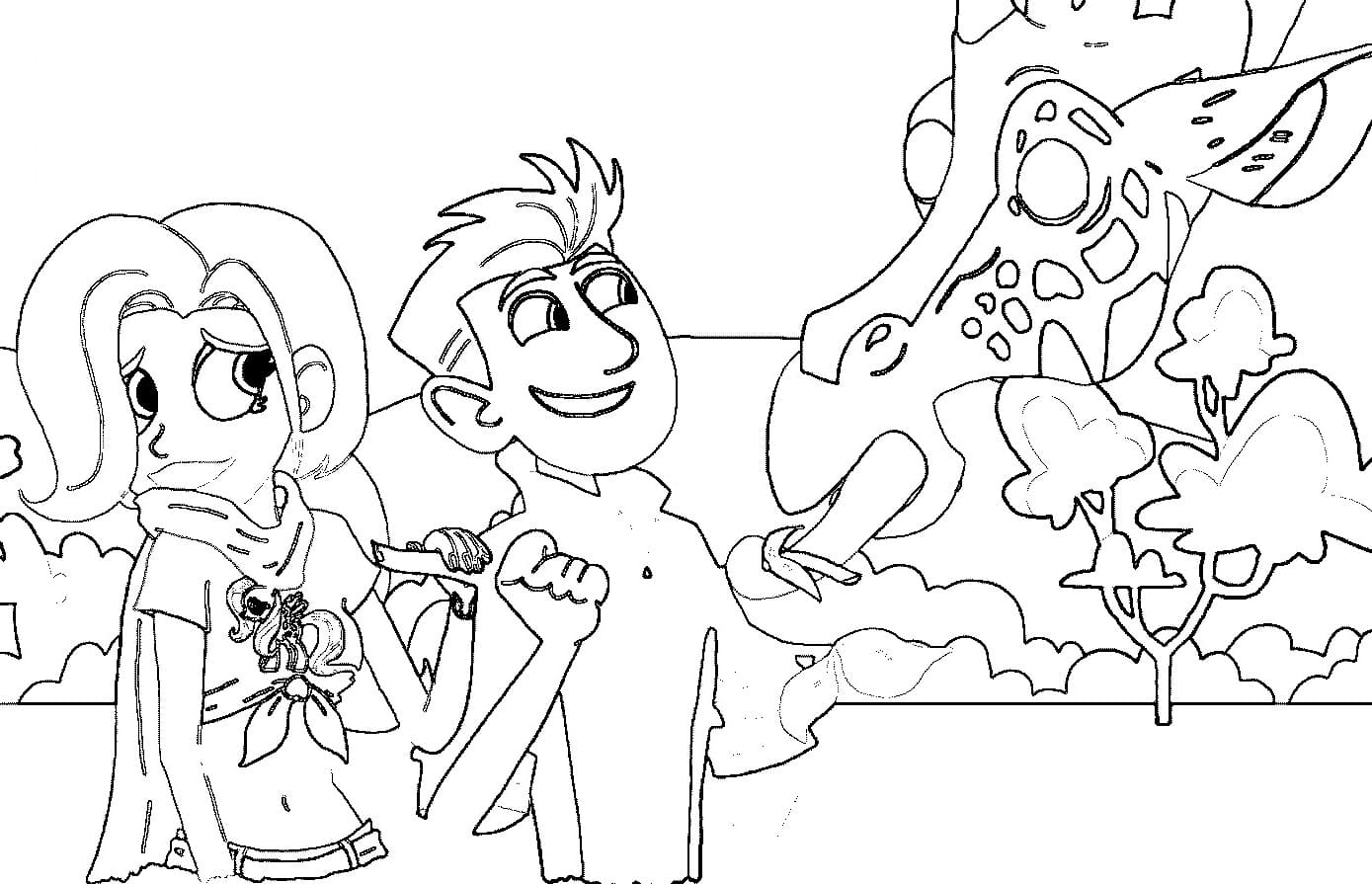 Dibujos de Wild Kratts para Colorear
