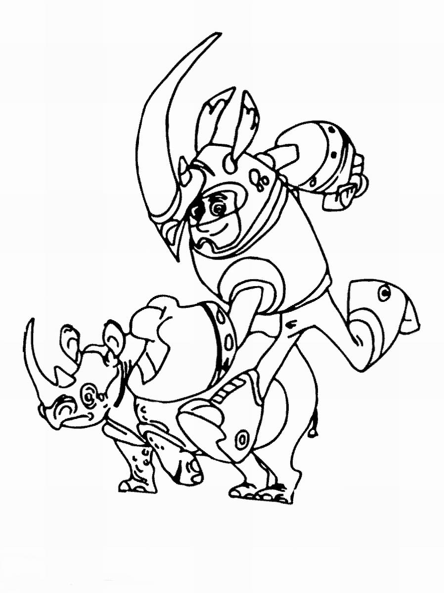 Dibujos de Wild Kratts para Colorear