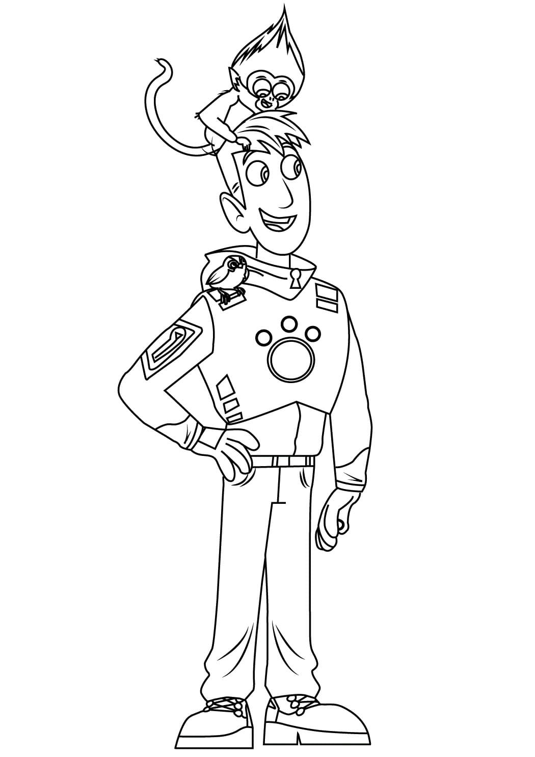 Dibujos de Wild Kratts para Colorear