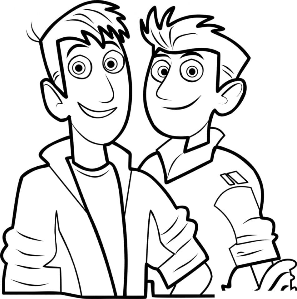 Dibujos de Wild Kratts para Colorear