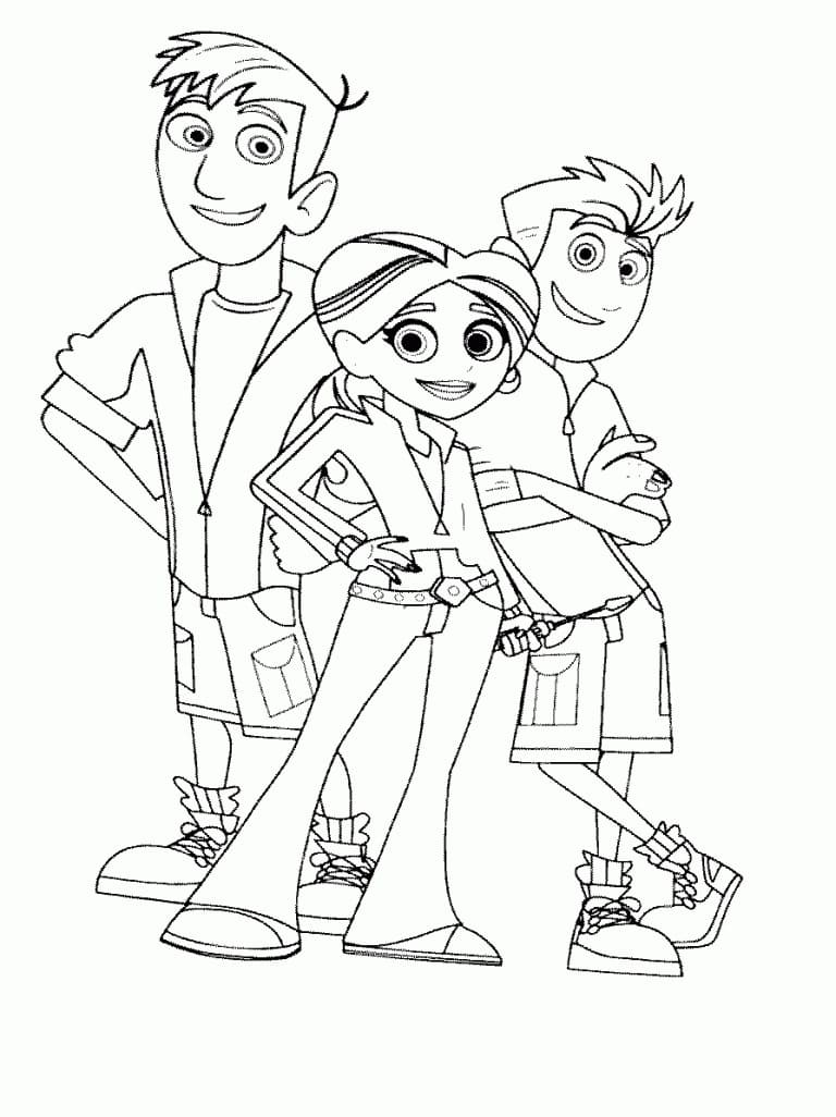 Dibujos de Wild Kratts para Colorear