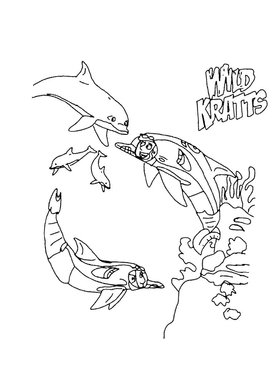 Dibujos de Wild Kratts para Colorear
