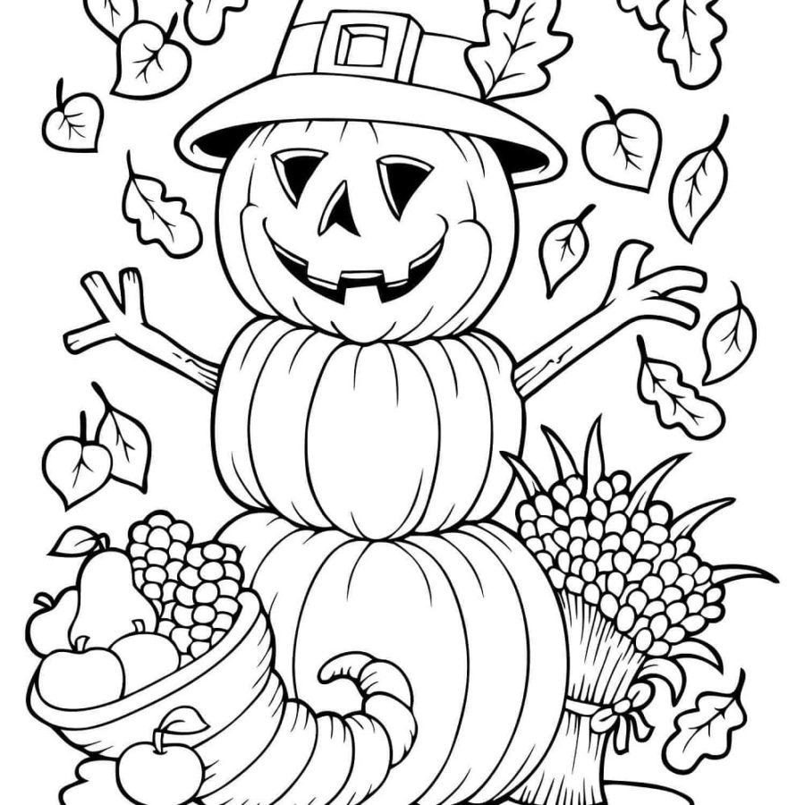 Dibujos de Kawaii Halloween para Colorear