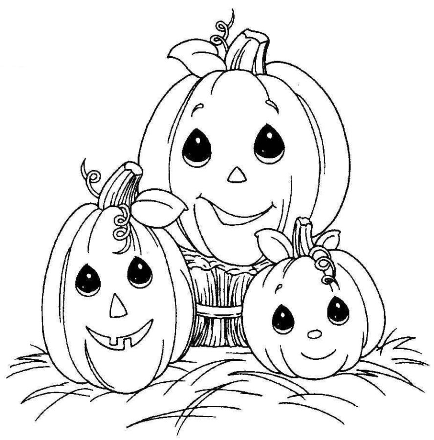 Dibujos de Kawaii Halloween para Colorear