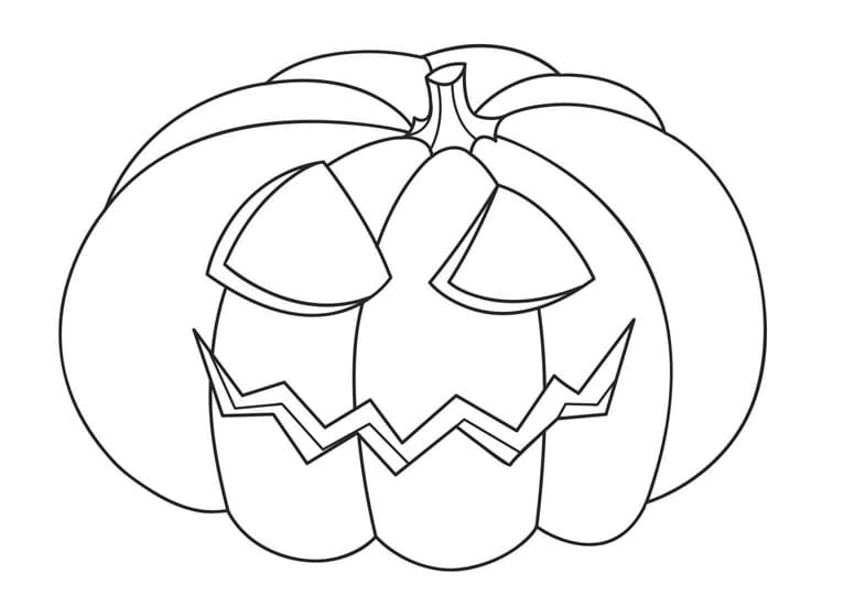 Dibujos de Kawaii Halloween para Colorear