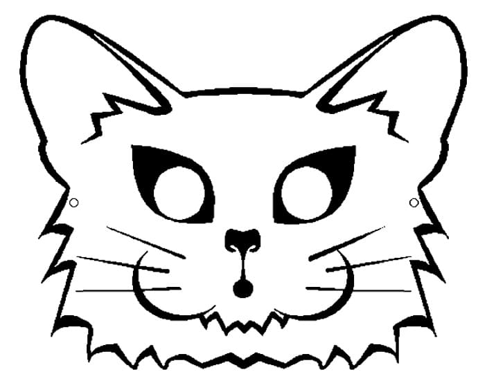 Dibujos de Gato en Halloween para Colorear