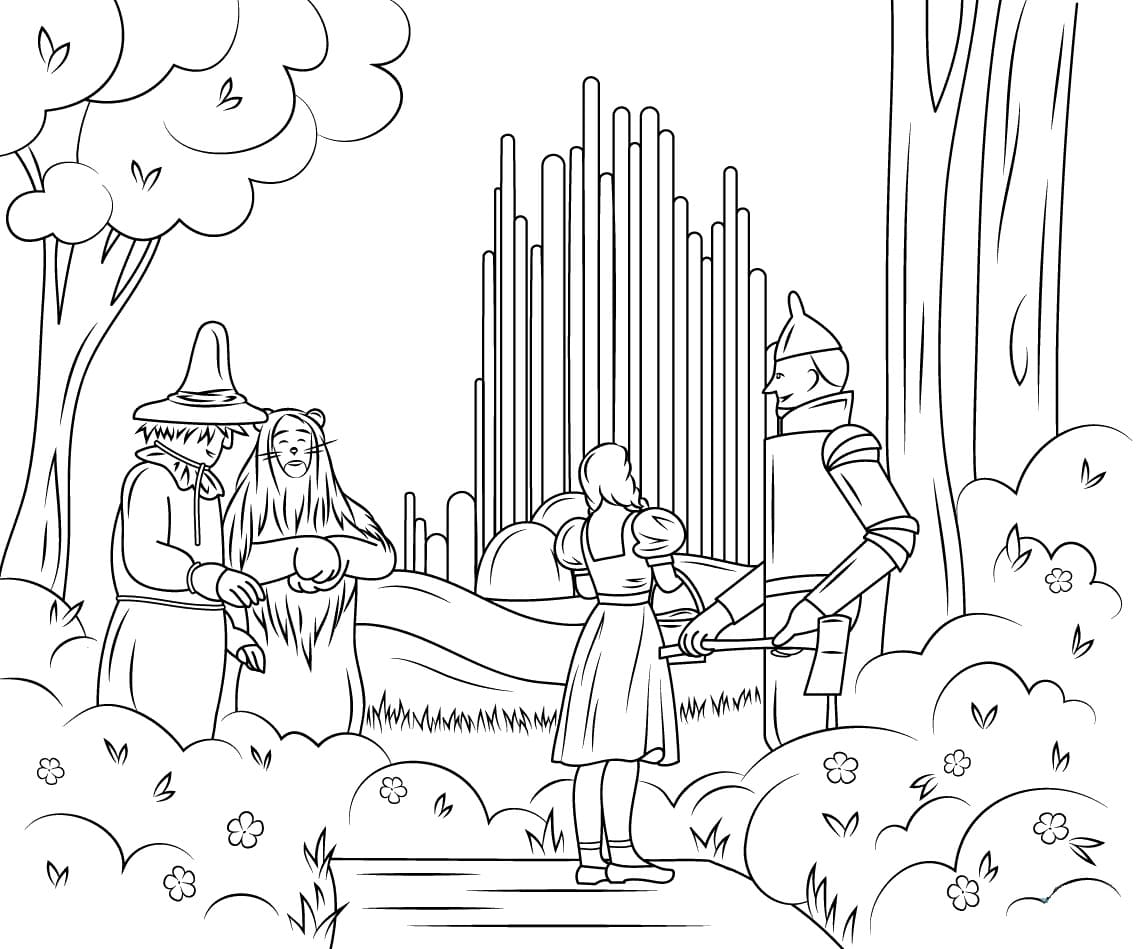 40 dibujos de "El Mago de Oz" para Colorear - Dibujo imágenes - 1665157312 575 Dibujos de El Mago de Oz para Colorear Dibujos de El Mago de Oz para Colorear