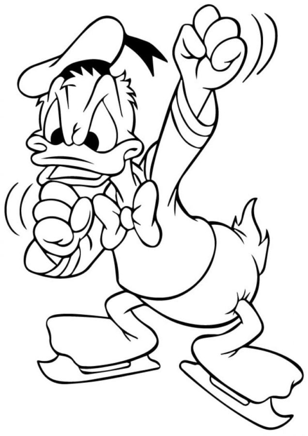 Dibujos de Pato Donald para Colorear