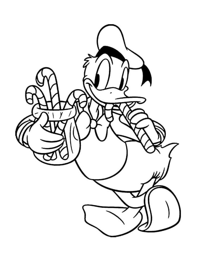 Dibujos de Pato Donald para Colorear
