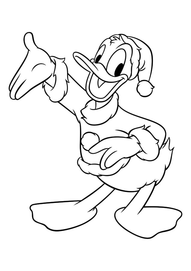 Dibujos de Pato Donald para Colorear