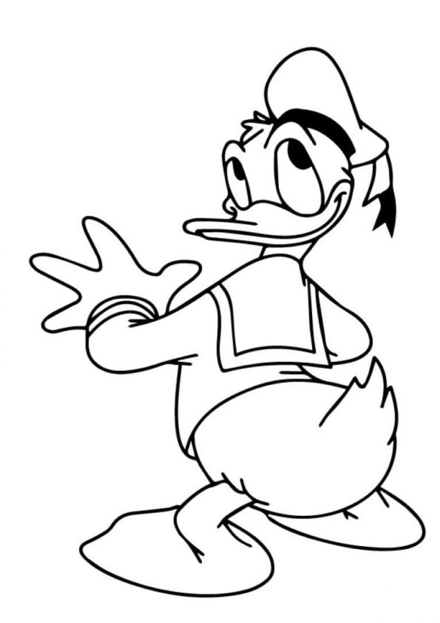 Dibujos de Pato Donald para Colorear