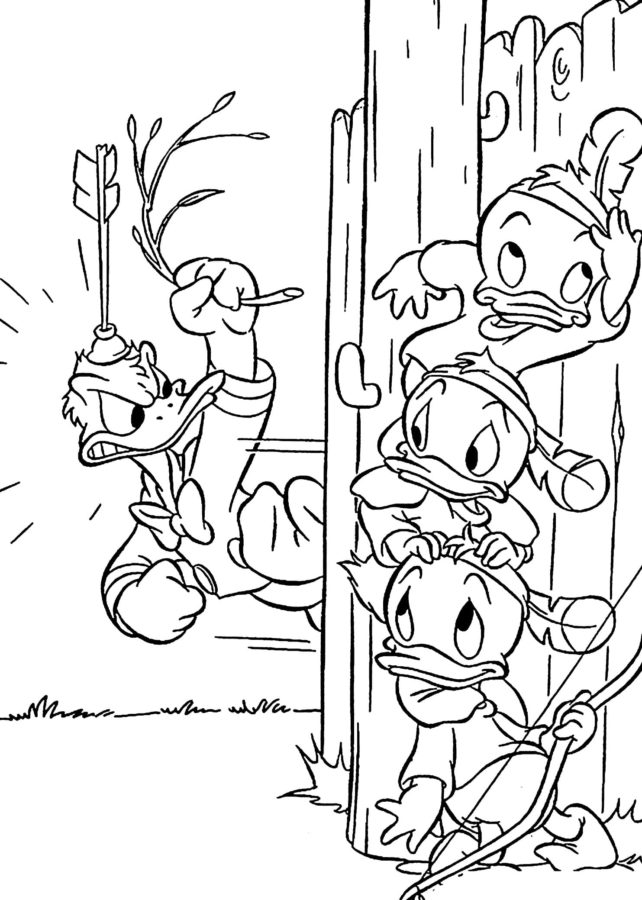 Dibujos de Pato Donald para Colorear