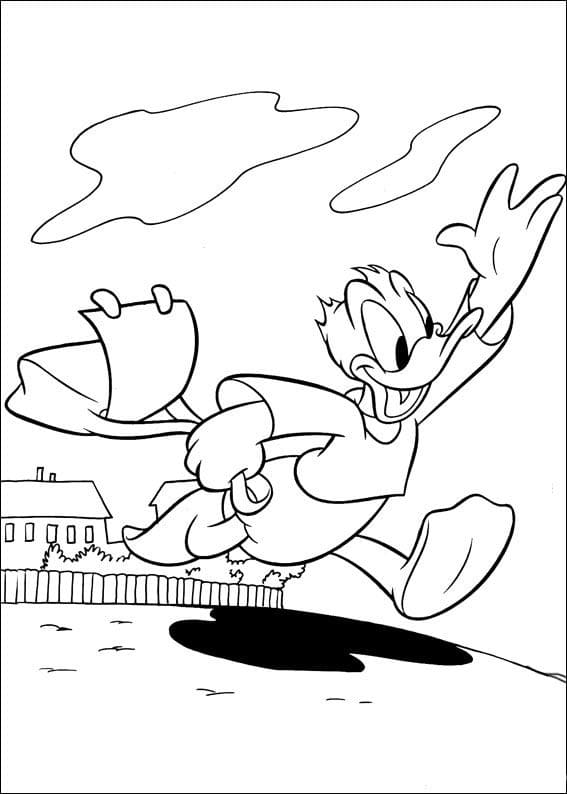Dibujos de Pato Donald para Colorear