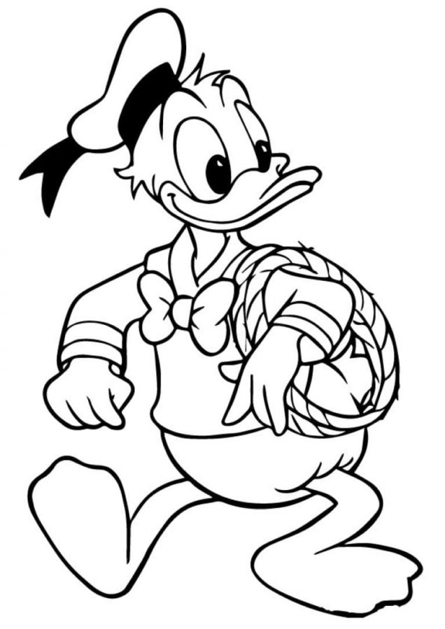 Dibujos de Pato Donald para Colorear