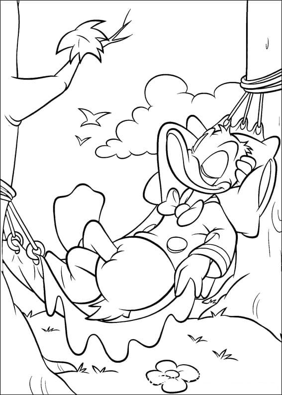 Dibujos de Pato Donald para Colorear