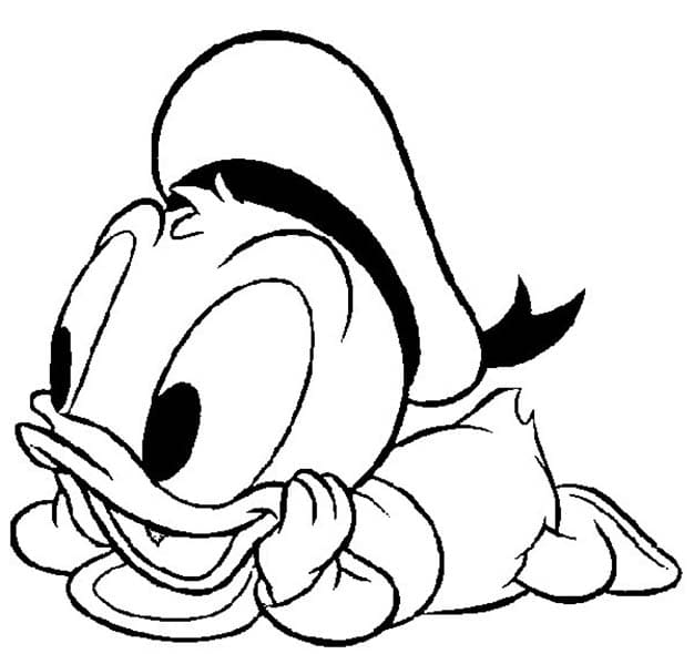 Dibujos de Pato Donald para Colorear
