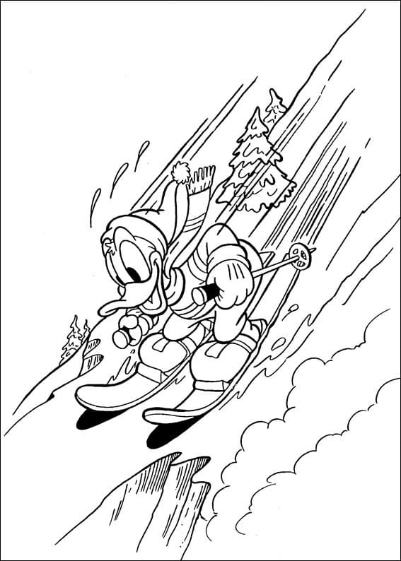 Dibujos de Pato Donald para Colorear