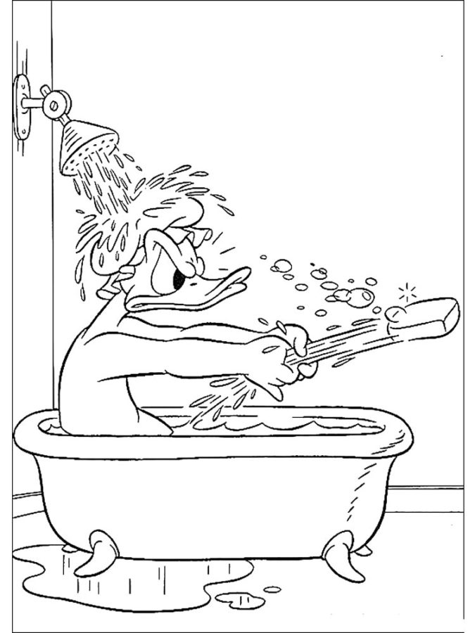 Dibujos de Pato Donald para Colorear