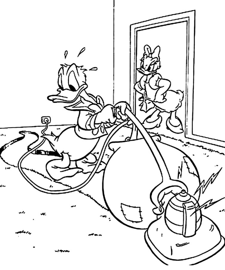 Dibujos de Pato Donald para Colorear