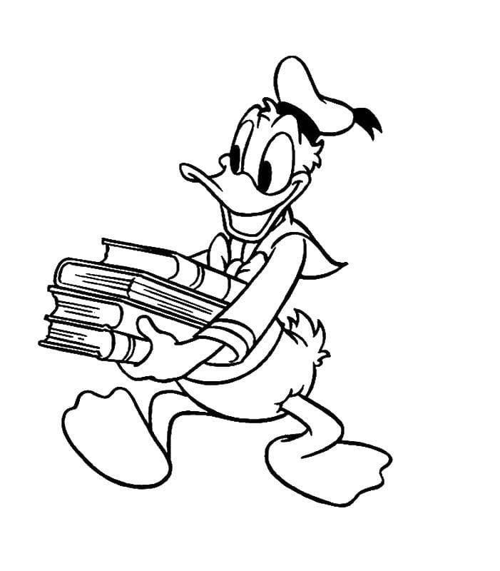 Dibujos de Pato Donald para Colorear