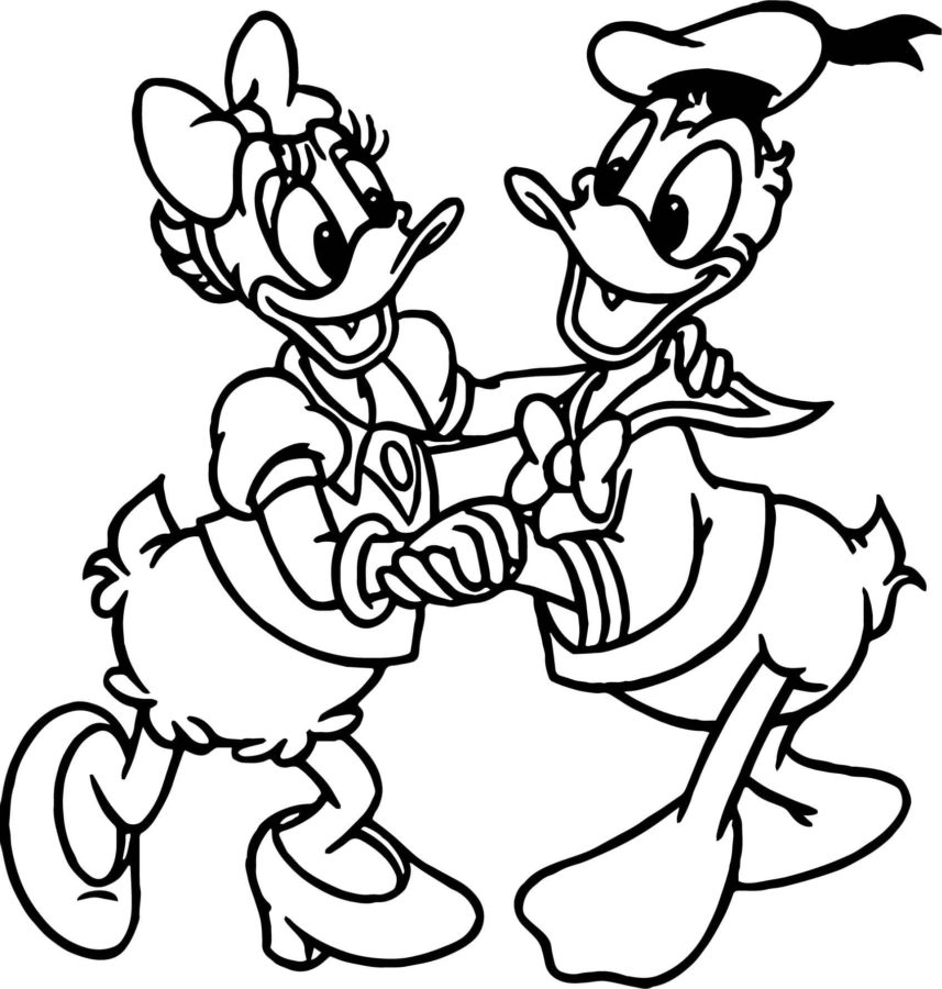 Dibujos de Pato Donald para Colorear