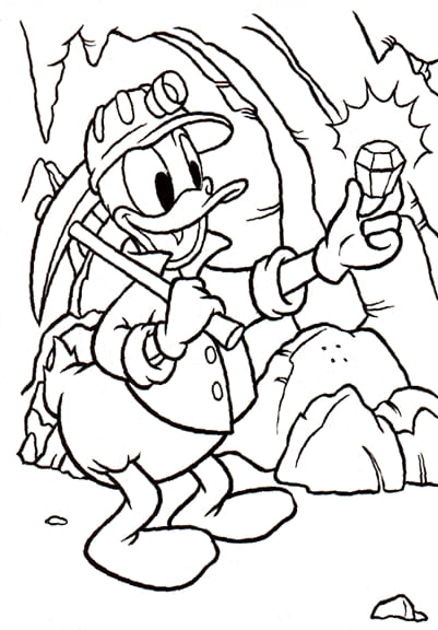 Dibujos de Pato Donald para Colorear