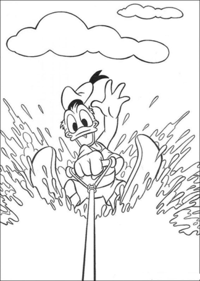 Dibujos de Pato Donald para Colorear