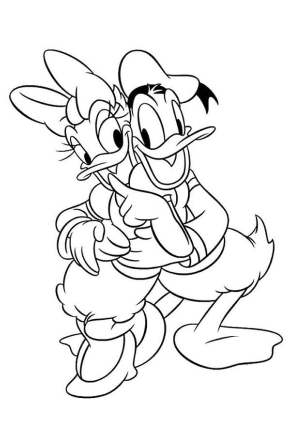Dibujos de Pato Donald para Colorear