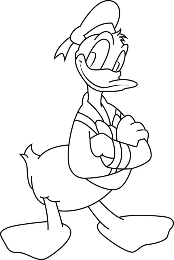 Dibujos de Pato Donald para Colorear