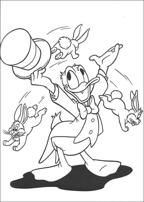 Dibujos de Pato Donald para Colorear