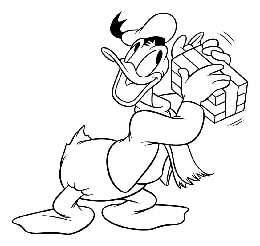 Dibujos de Pato Donald para Colorear