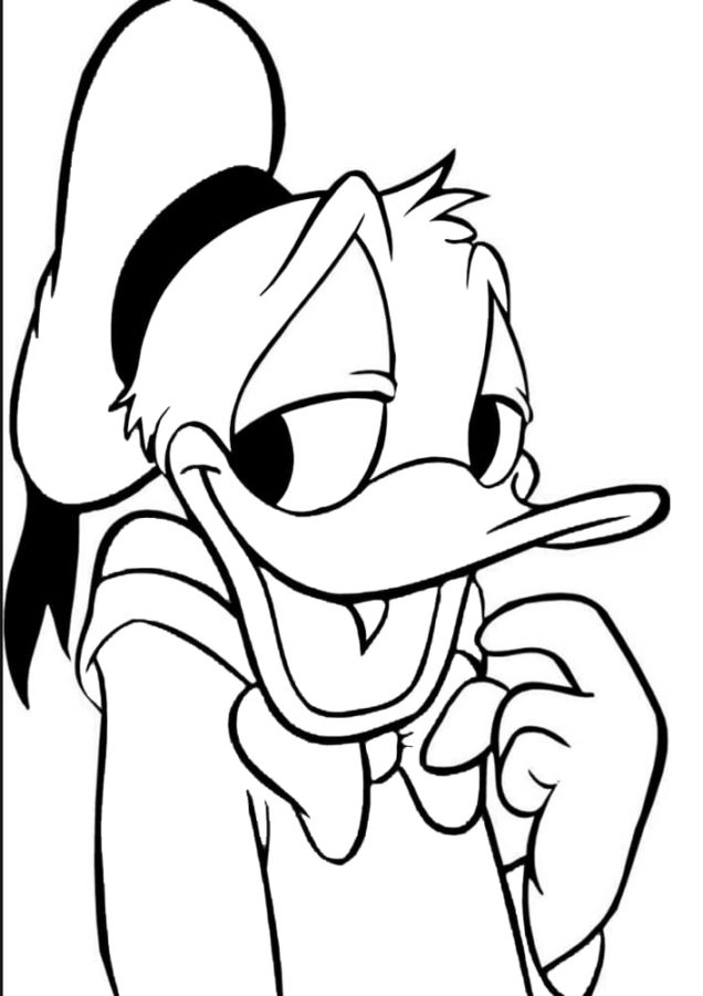 Dibujos de Pato Donald para Colorear