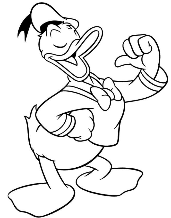 Dibujos de Pato Donald para Colorear