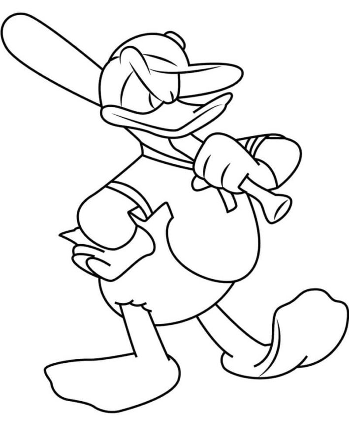 Dibujos de Pato Donald para Colorear