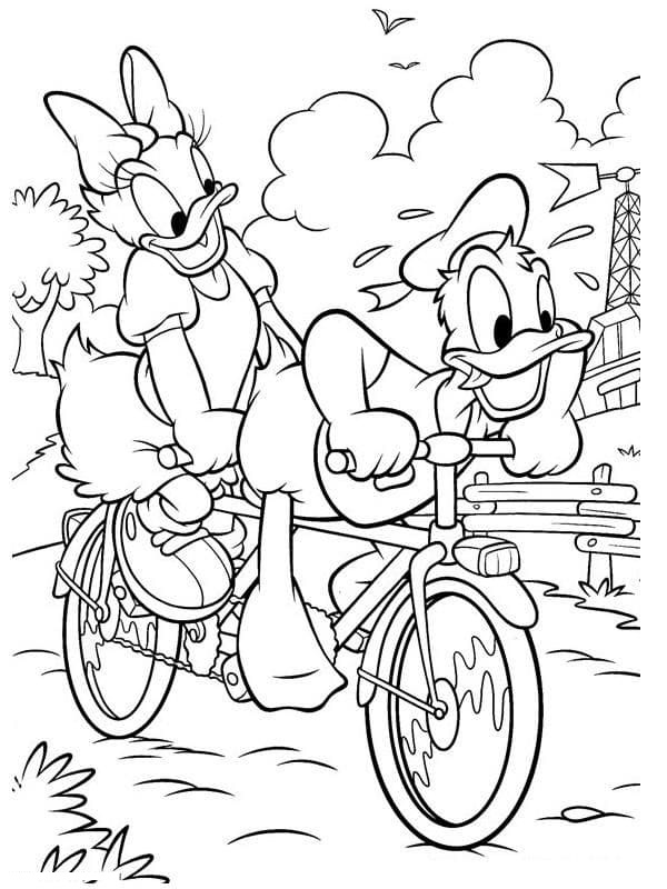 Dibujos de Pato Donald para Colorear