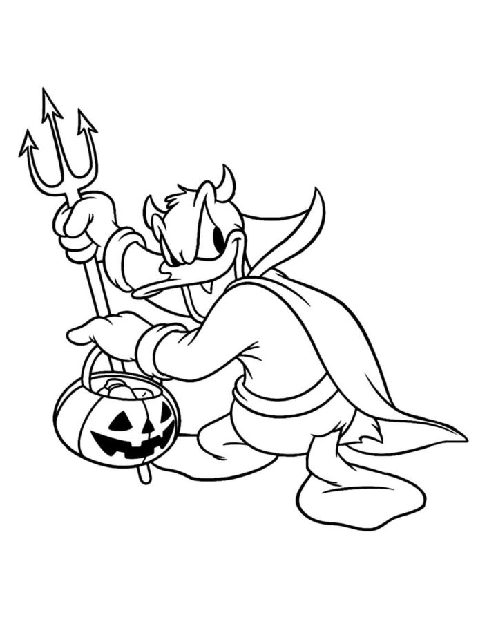 Dibujos de Pato Donald para Colorear