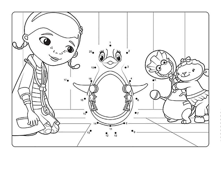 Dibujos de Doctora Juguetes para Colorear